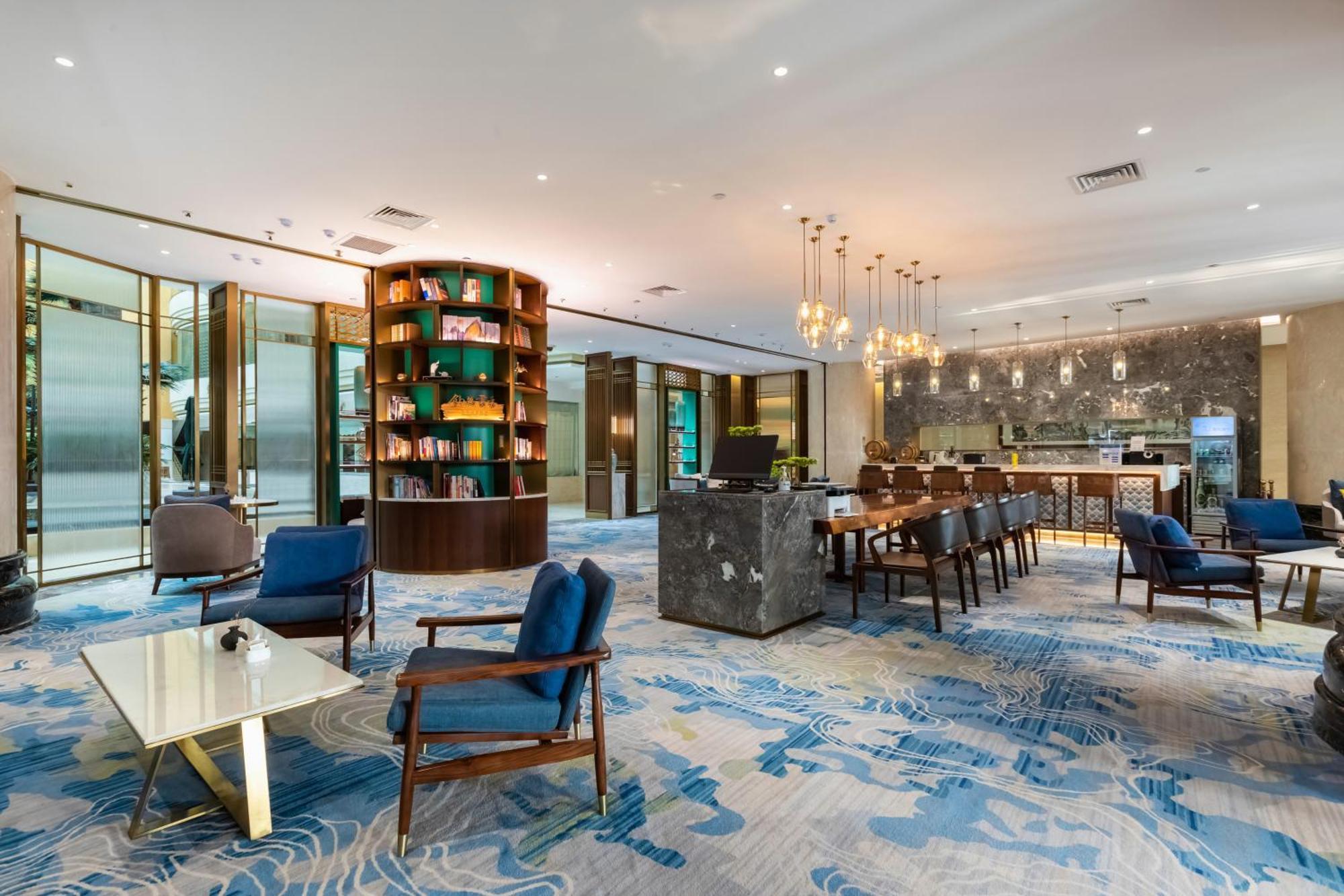 Bliss International Hotel Weihai Exterior foto